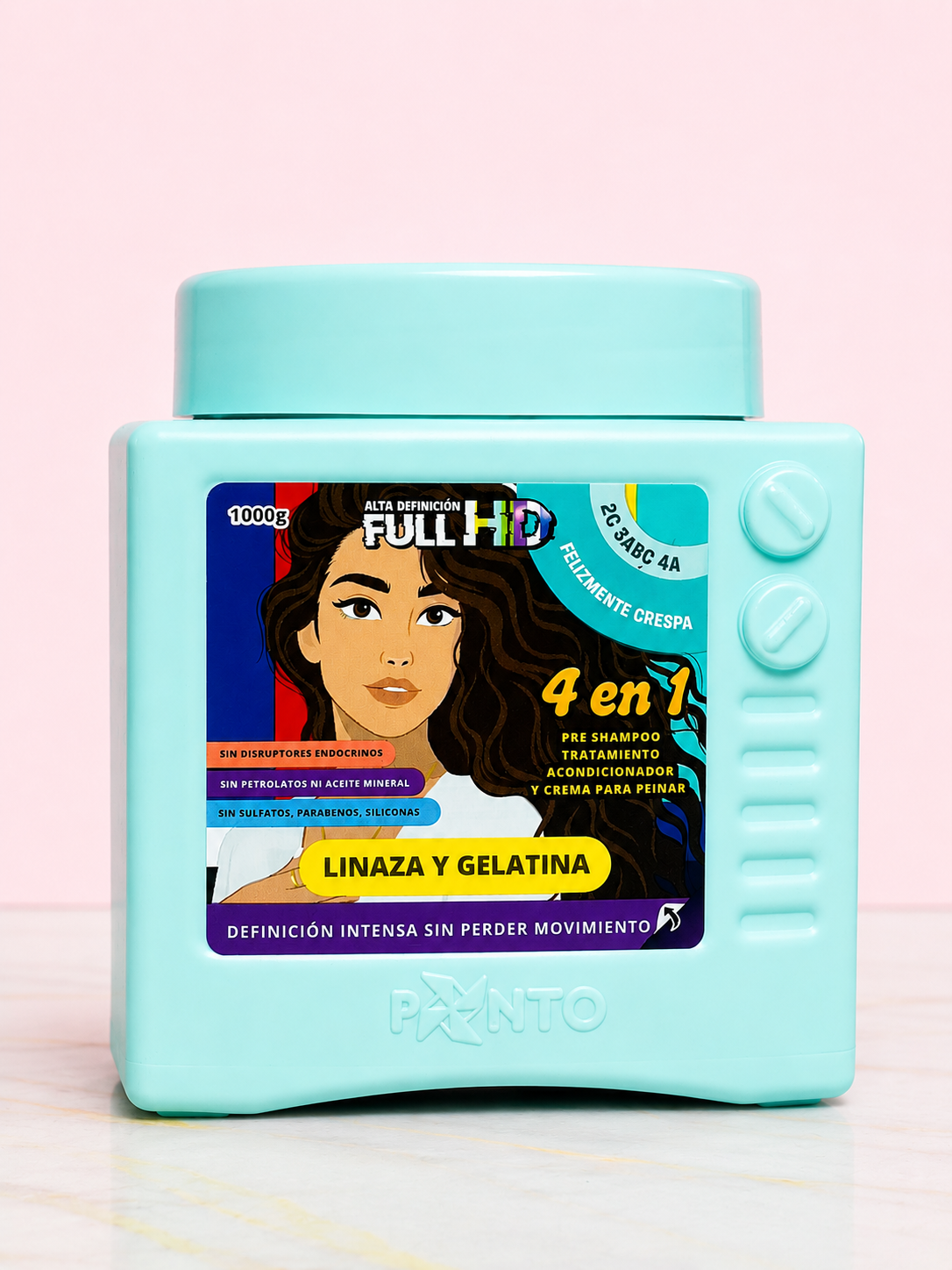 Tratamiento 4 en 1 FULL HD de Linaza y Gelatina FELIZMENTE CRESPA Ponto