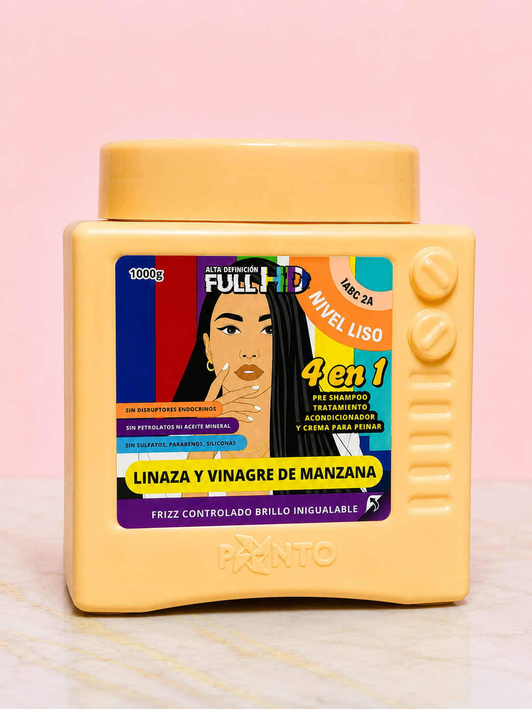 Tratamiento 4 en 1 FULL HD de Linaza y Vinagre de Manzana NIVEL LISO Ponto