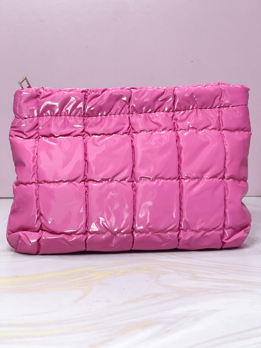 Cosmetiquera cuadritos acolchada Ref ZL-2501