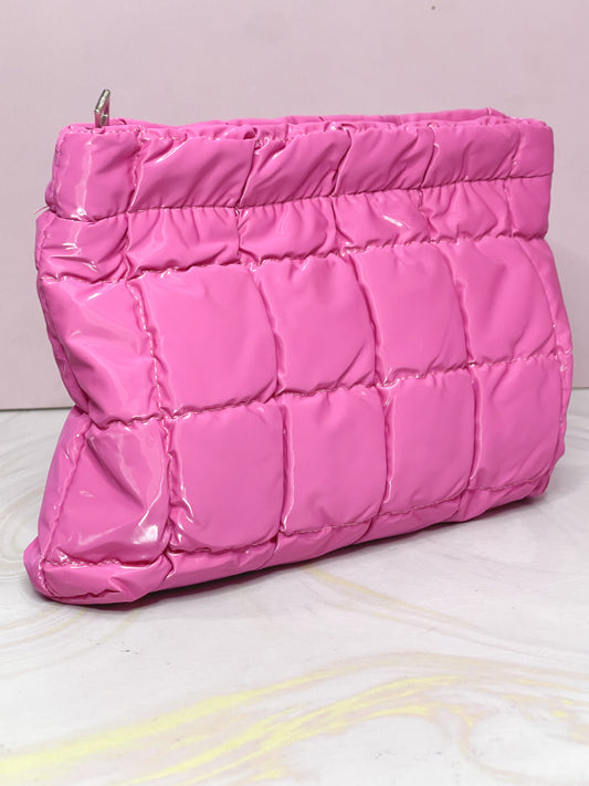 Cosmetiquera cuadritos acolchada Ref ZL-2501