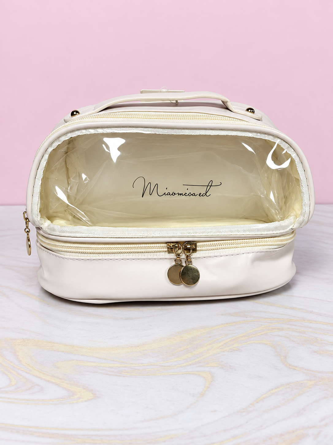 Cosmetiquera Miau con Compartimiento para Brochas REF OH-26-200