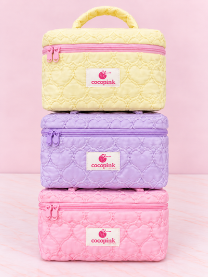 Cosmetiquera de Corazones Coco Pink REF OH-26-233