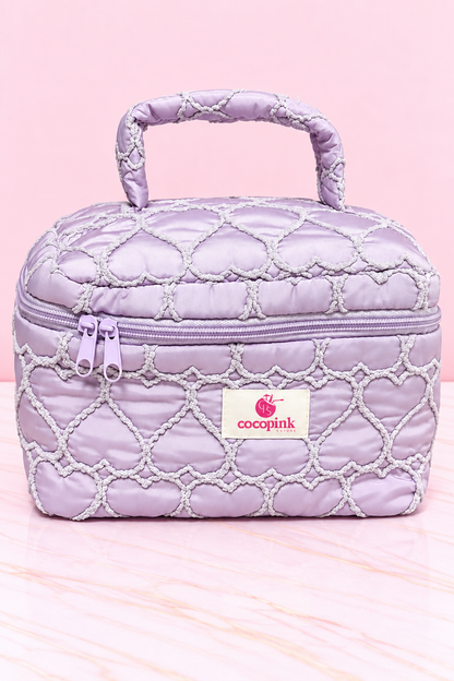 Cosmetiquera de Corazones Coco Pink REF OH-26-233