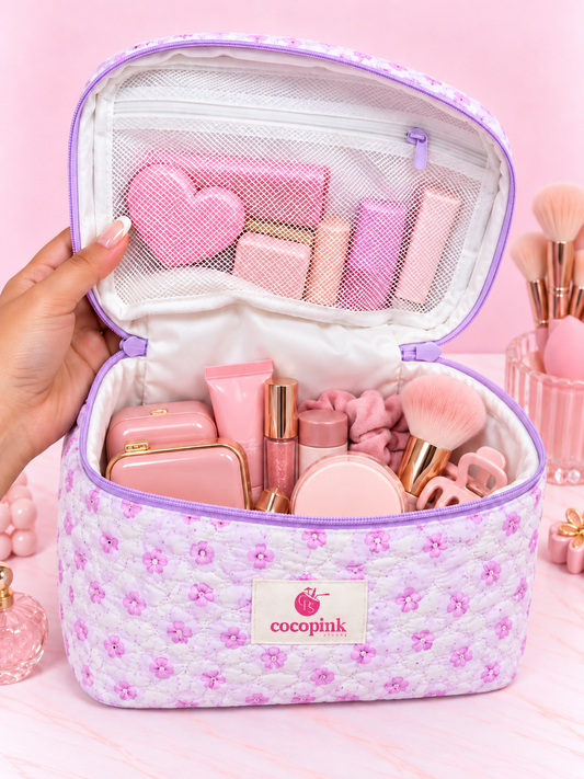 Cosmetiquera de Flores Coco Pink REF OH-26-234