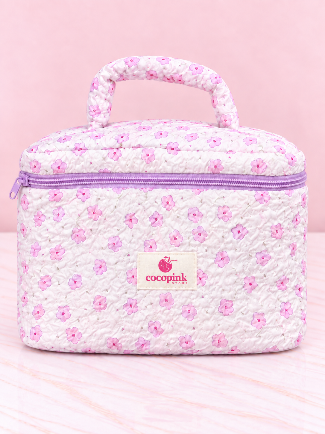 Cosmetiquera de Flores Coco Pink REF OH-26-234