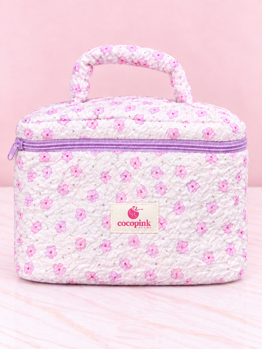 Cosmetiquera de Flores Coco Pink REF OH-26-234