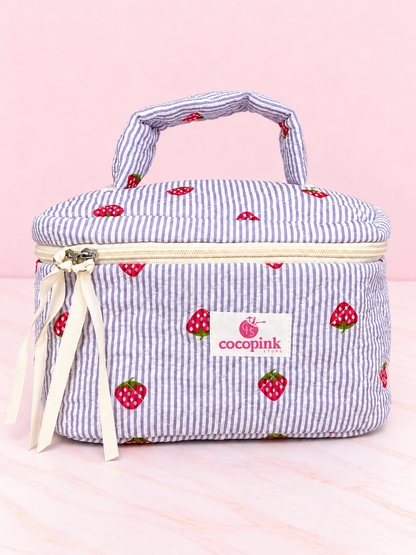 Cosmetiquera de Fresitas Coco Pink REF OH-26-232