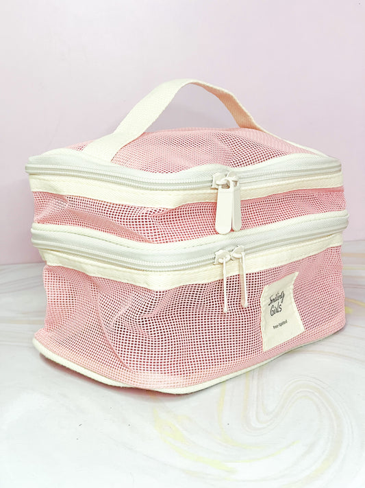 Cosmetiquera malla Smiling Girls Ref OH25-114