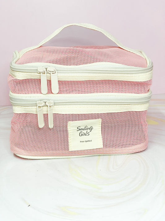 Cosmetiquera malla Smiling Girls Ref OH25-114