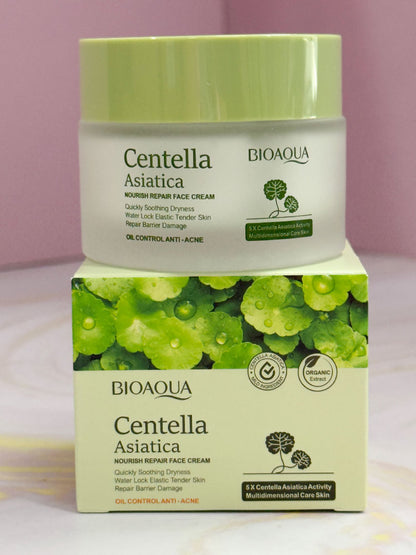 Crema facial de centella asiática Bioaqua