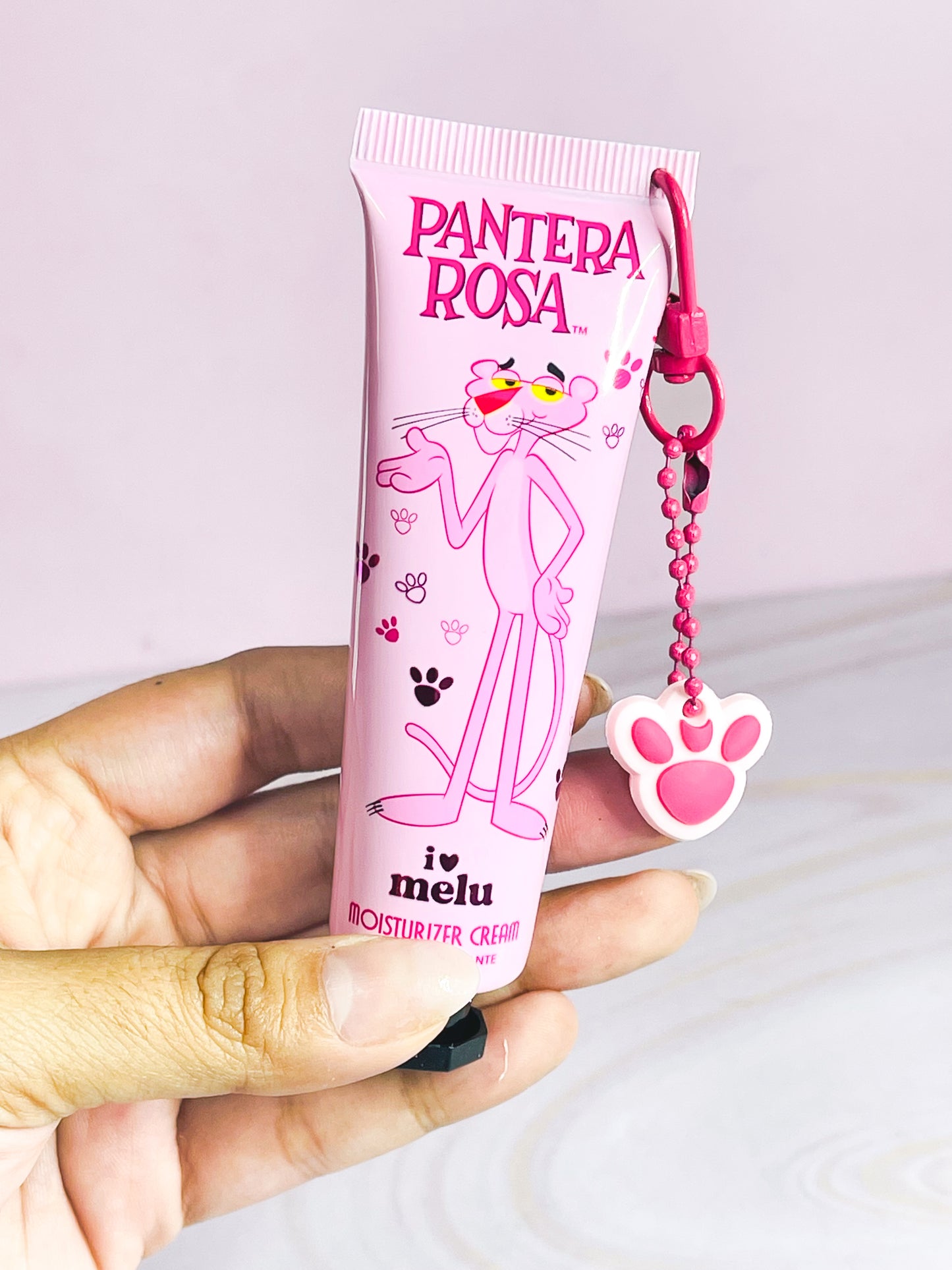 Crema de manos hidratante Pantera Rosa Melu By Ruby Rose