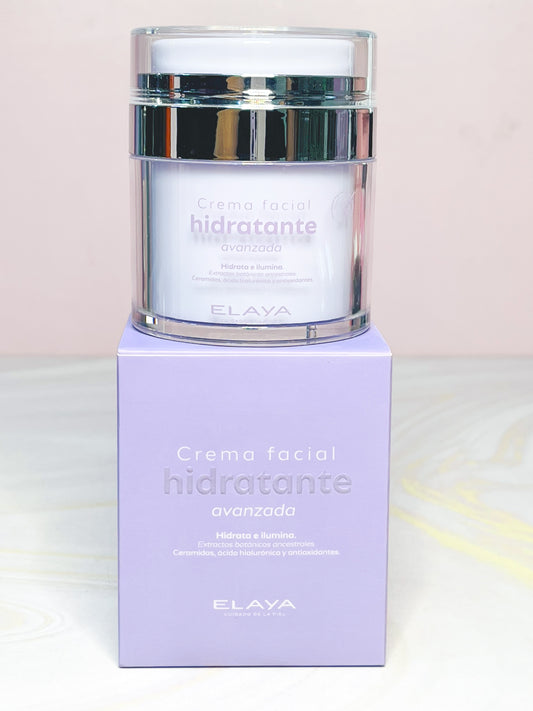 Crema facial hidratante avanzada Elaya