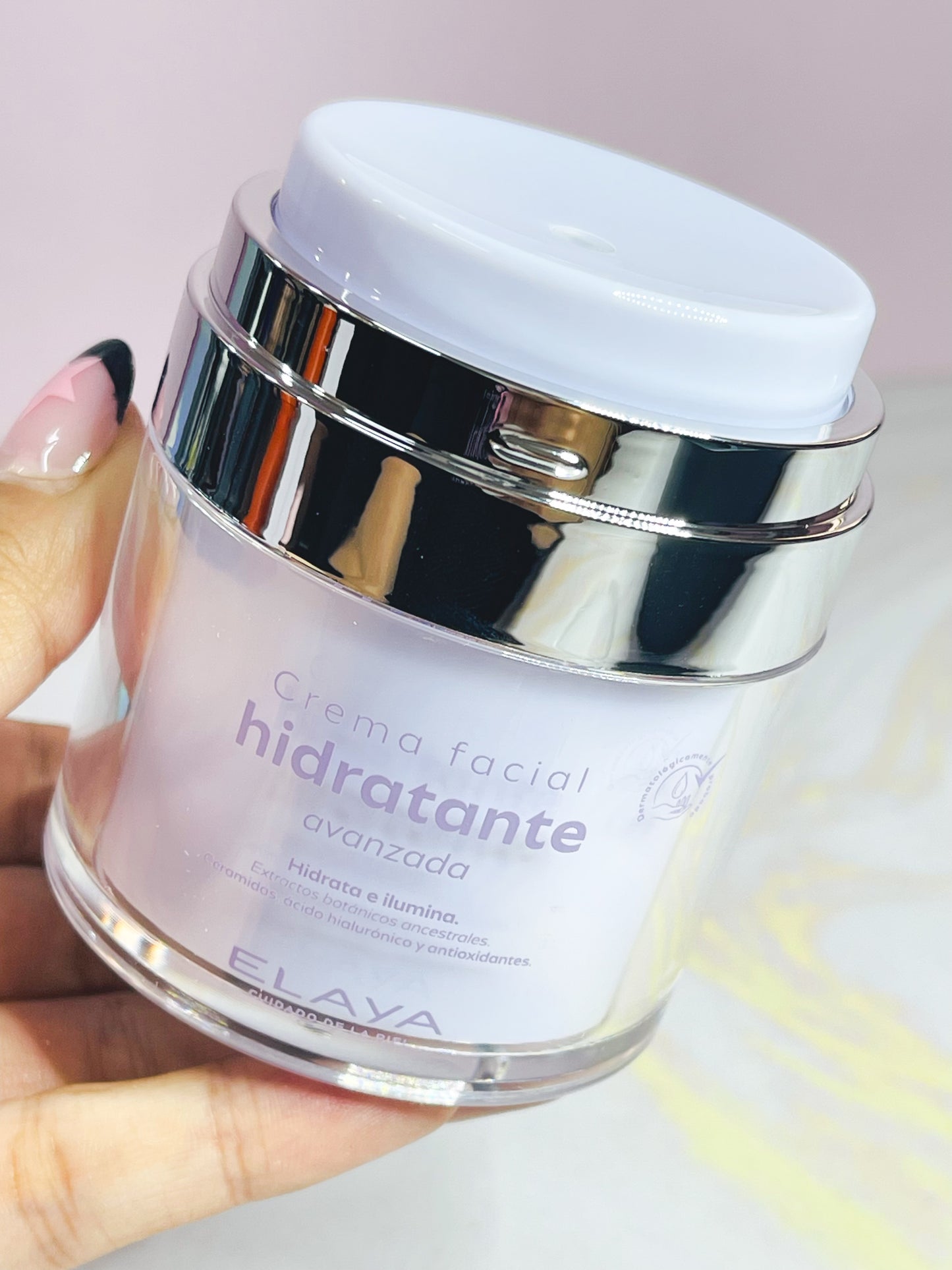 Crema facial hidratante avanzada Elaya