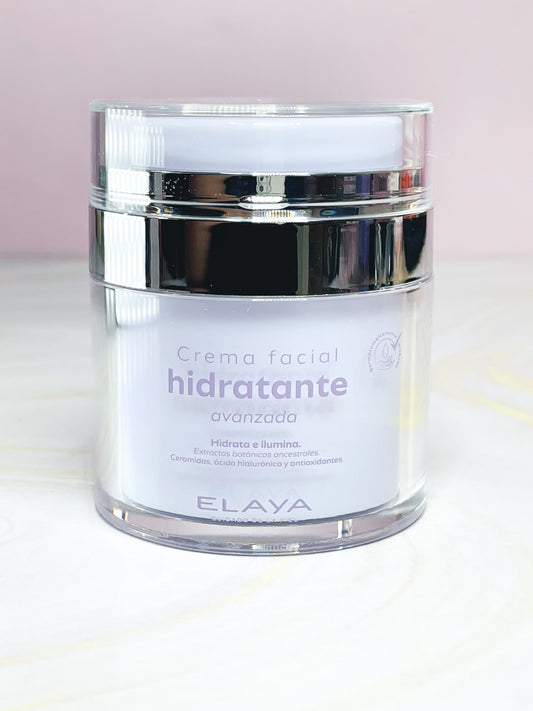 Crema facial hidratante avanzada Elaya