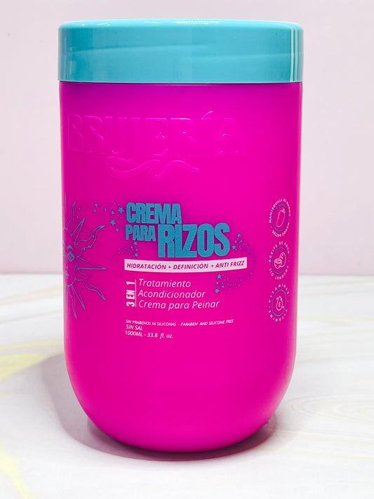 Crema para rizos 3 en 1 Brujeria