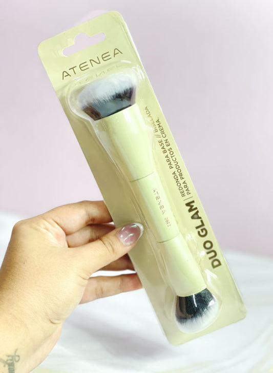 Brocha Duo Glam para base/productos en crema DB02 Atenea