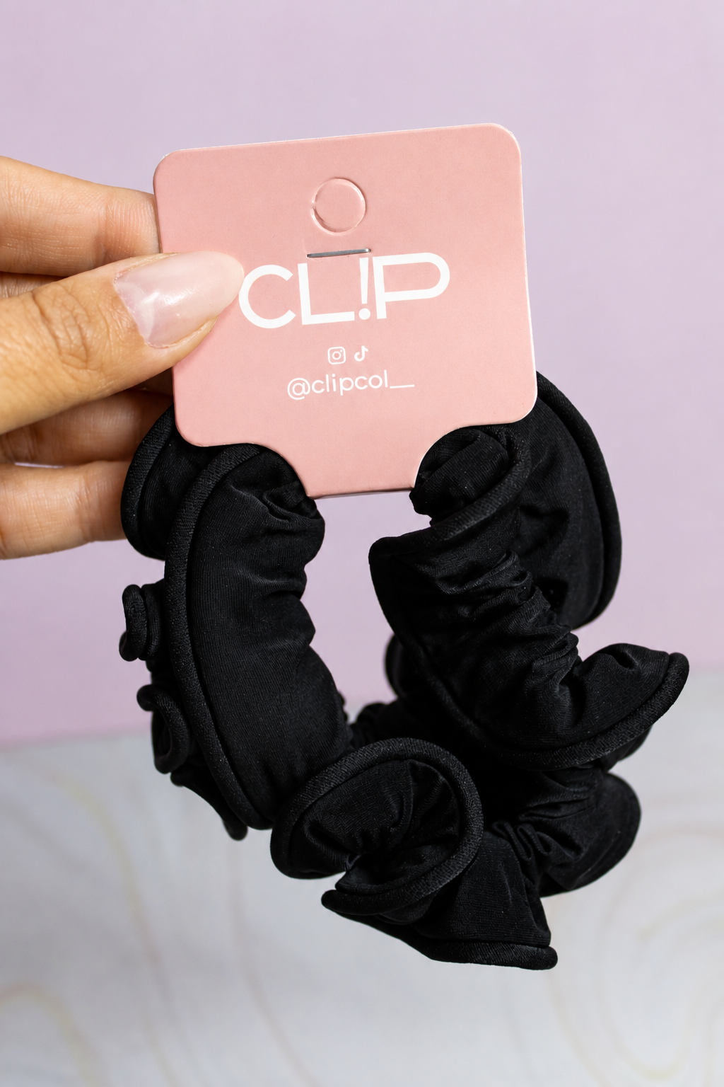 Docena de Moños Liso Negro REF AMY-1 CLIP(P7-50-04)