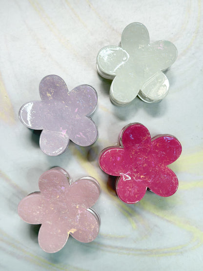 Docena de Pinzas Flor Grande REF 3768-8 CLIP