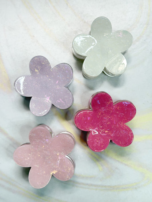 Docena de Pinzas Flor Grande REF 3768-8 CLIP