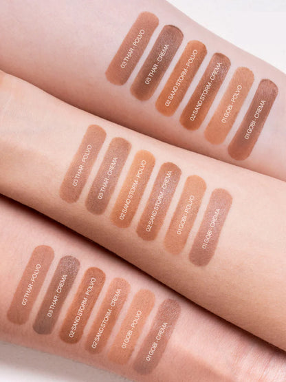Duo de Bronzer en crema y compacto Allure Atenea