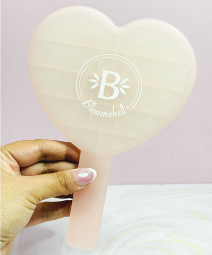Espejo de corazón Bloomshell