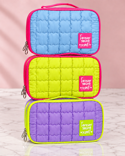 Cosmetiquera Rectangular Colores Neón REF OH-26-195