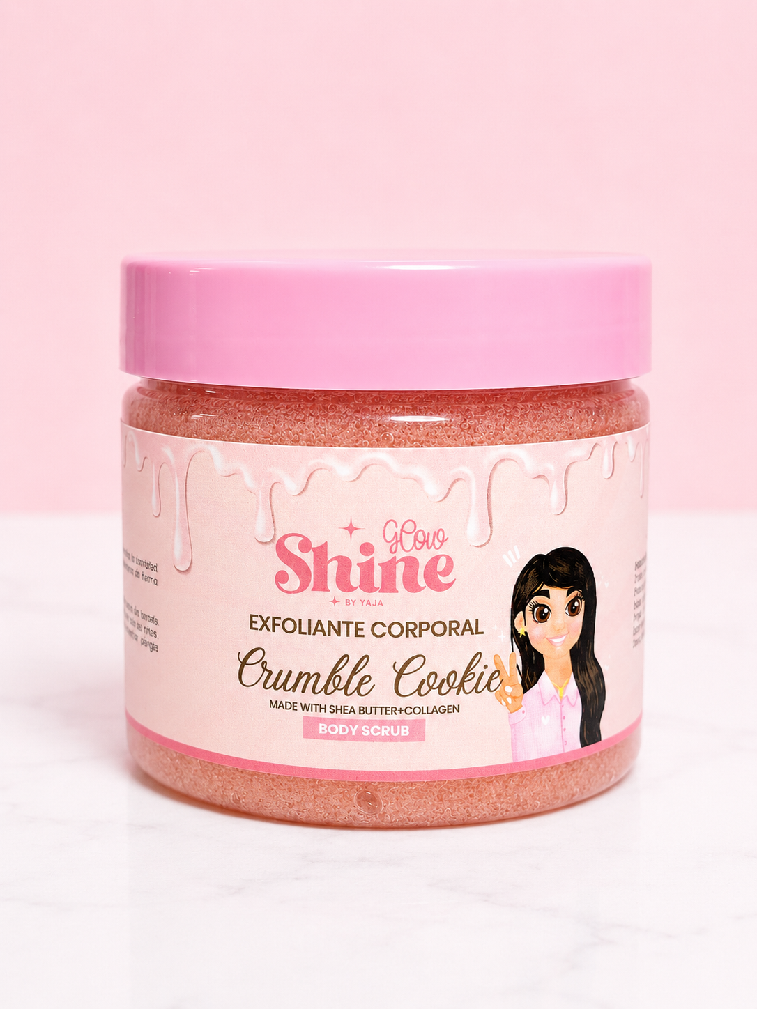 Exfoliante Corporal Crumble Cookie Glow Shine By Yaja