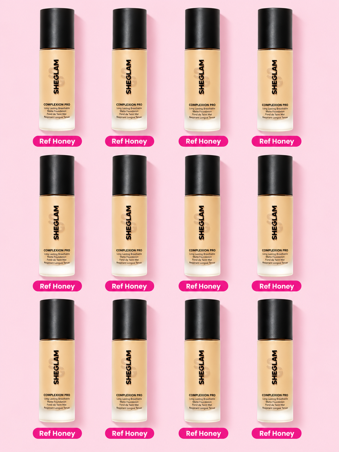 DOCENA Base Liquida Mate Complexion Pro REF Honey 30ml Sheglam