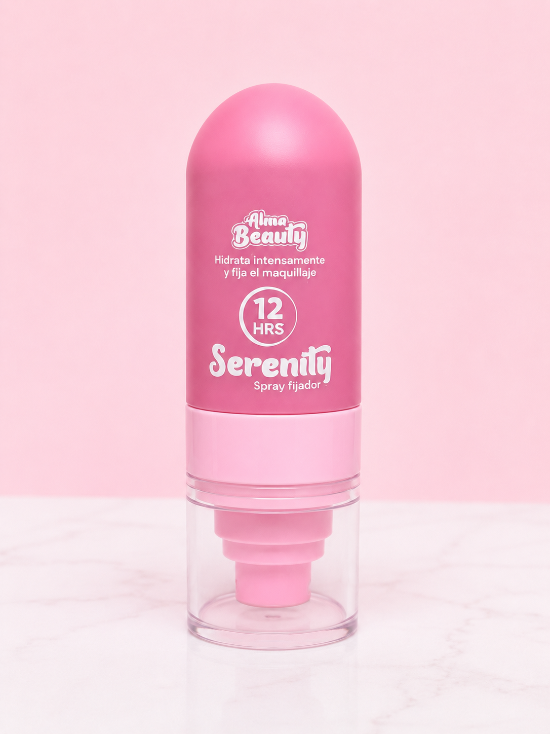 Fijador Hidratante 12 horas Serenity Rosado Alma Beauty