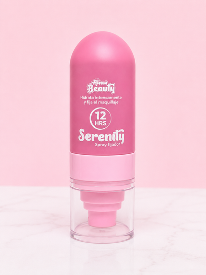 Fijador Hidratante 12 horas Serenity Rosado Alma Beauty