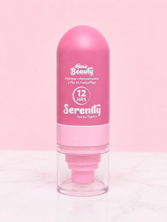 Fijador Hidratante 12 horas Serenity Rosado Alma Beauty
