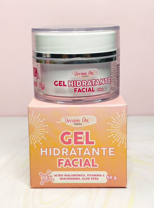 Gel hidratante facial vitamina C y niacinamida 50 gr Dream On Cosmetics