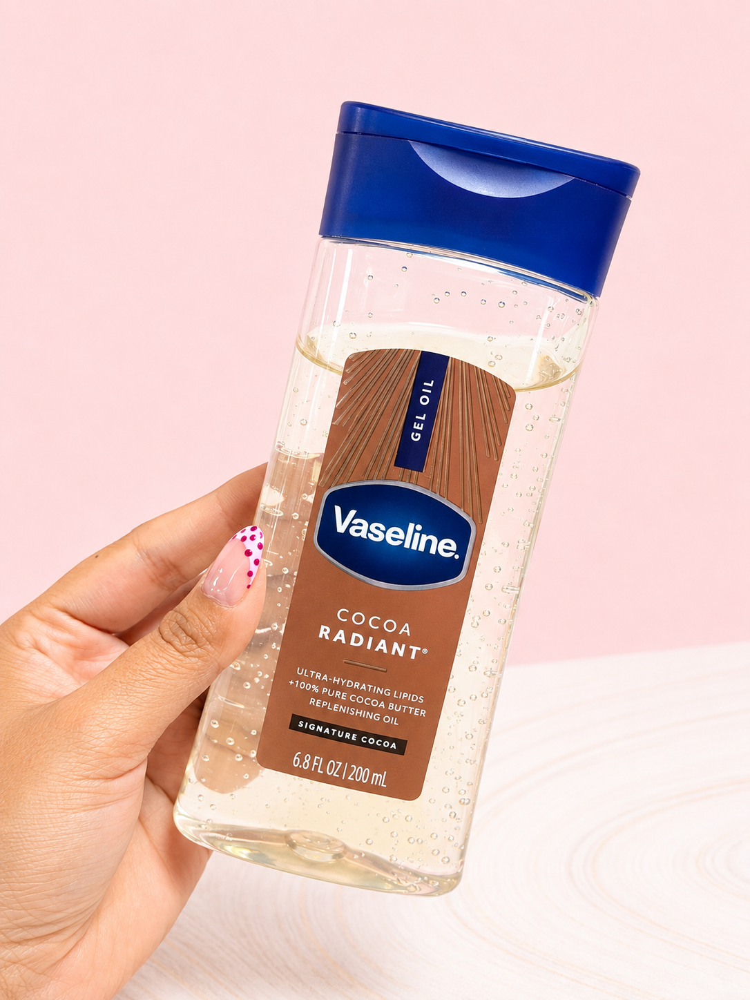 Gel Oil Ref Cocoa Radiant 200 ml Vaseline