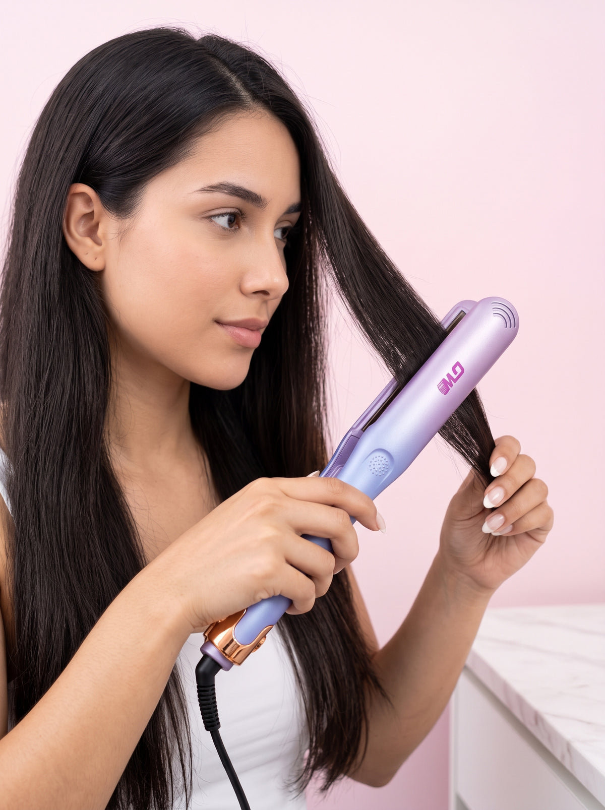 Plancha de Cabello Bicolor REF GW-7682