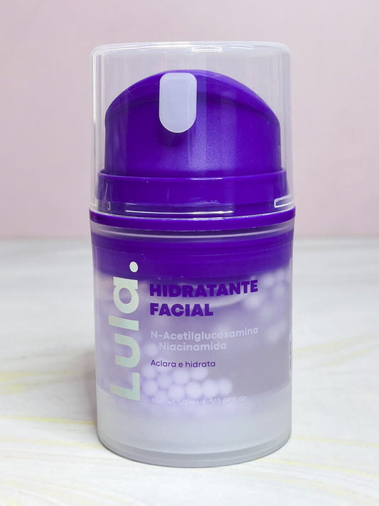 Hidratante facial con perlas PURPURA Lula