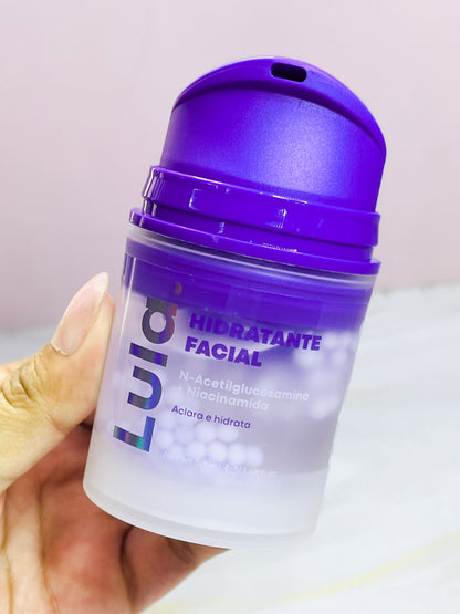 Hidratante facial con perlas PURPURA Lula
