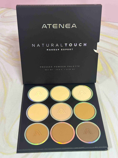 Paleta de polvos natural touch Atenea
