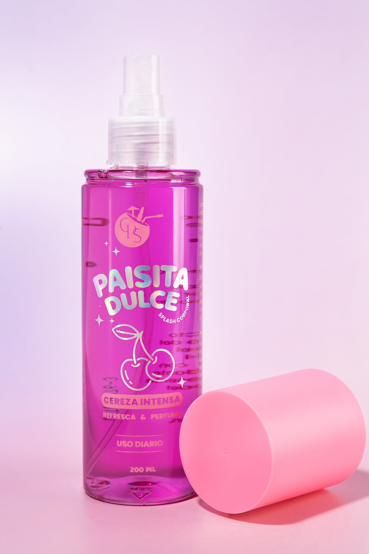 Splash Corporal Paisita Dulce con aroma a Cereza 200 ml Coco Pink