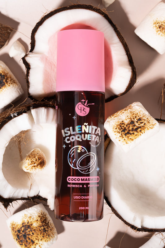 Splash Corporal Isleñita Coqueta con aroma a Coco Masmelo 200 ml Coco Pink
