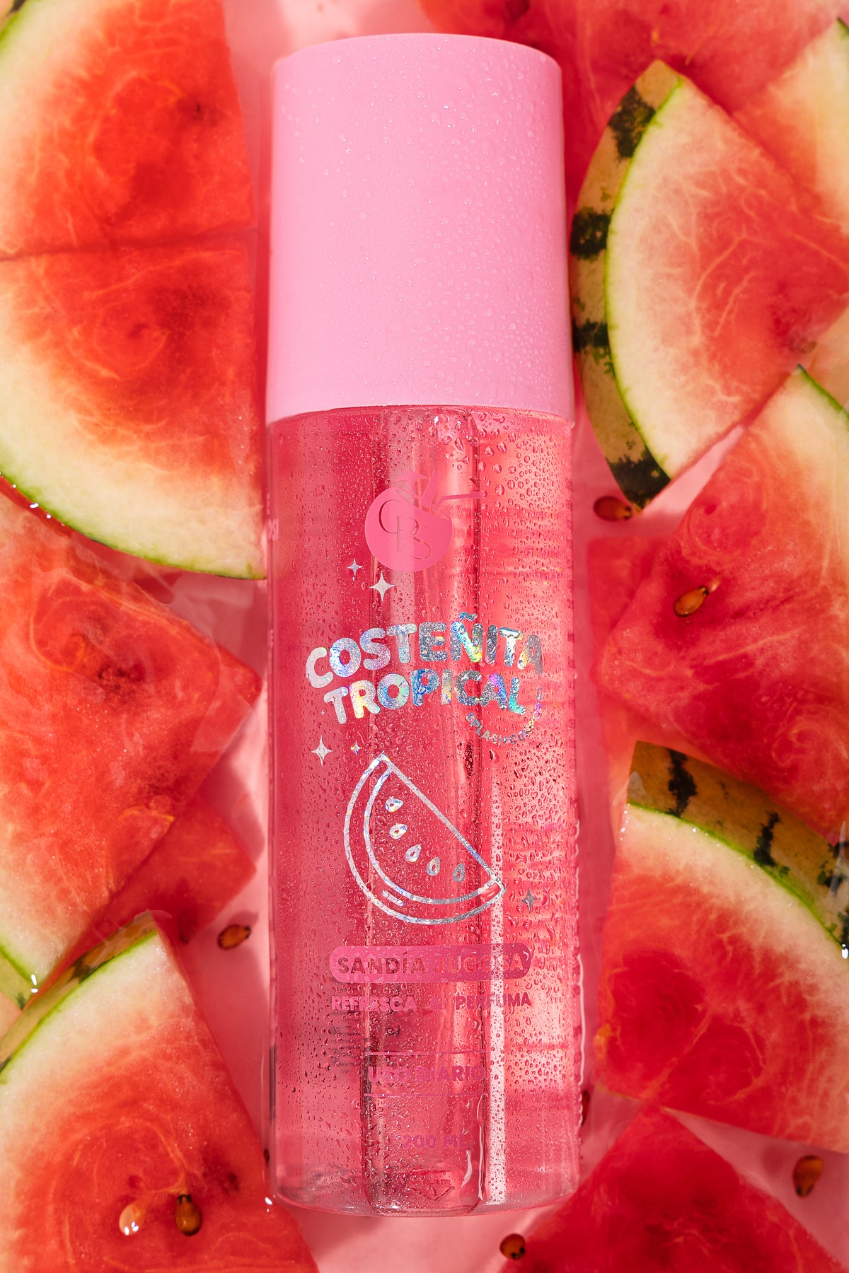 Splash Corporal Costeñita Tropical con aroma a Sandía 200 ml Coco Pink