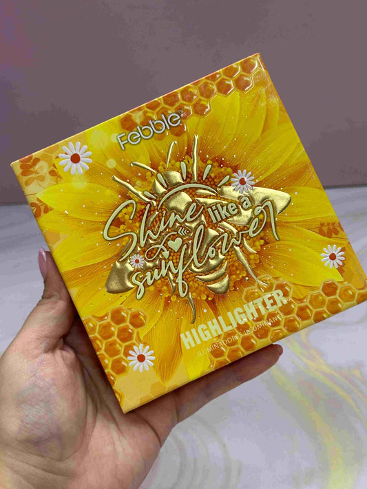 Paleta de iluminadores y contornos shine like a sunflower Febble