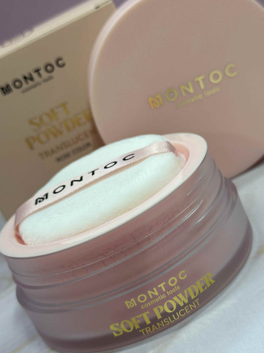 Polvo suelto rosado Montoc