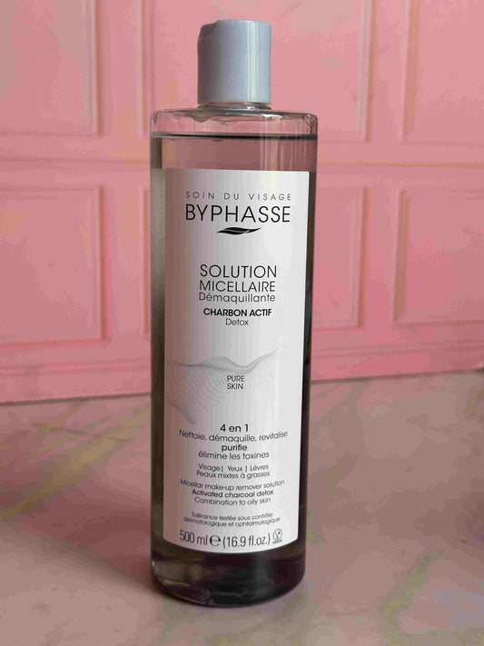 Agua micelar con carbón activado Byphasse