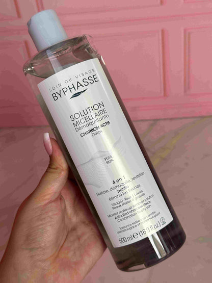 Agua micelar con carbón activado Byphasse