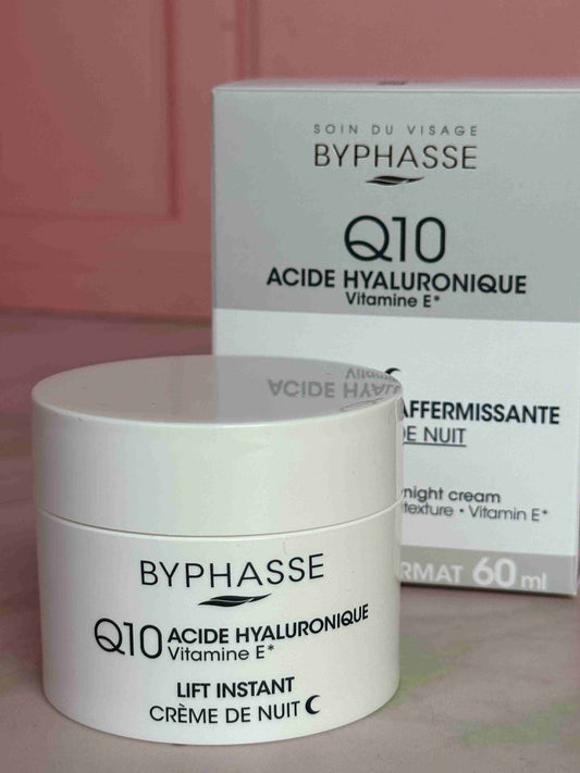 Crema de noche Q10 y ácido hialurónico Byphasse
