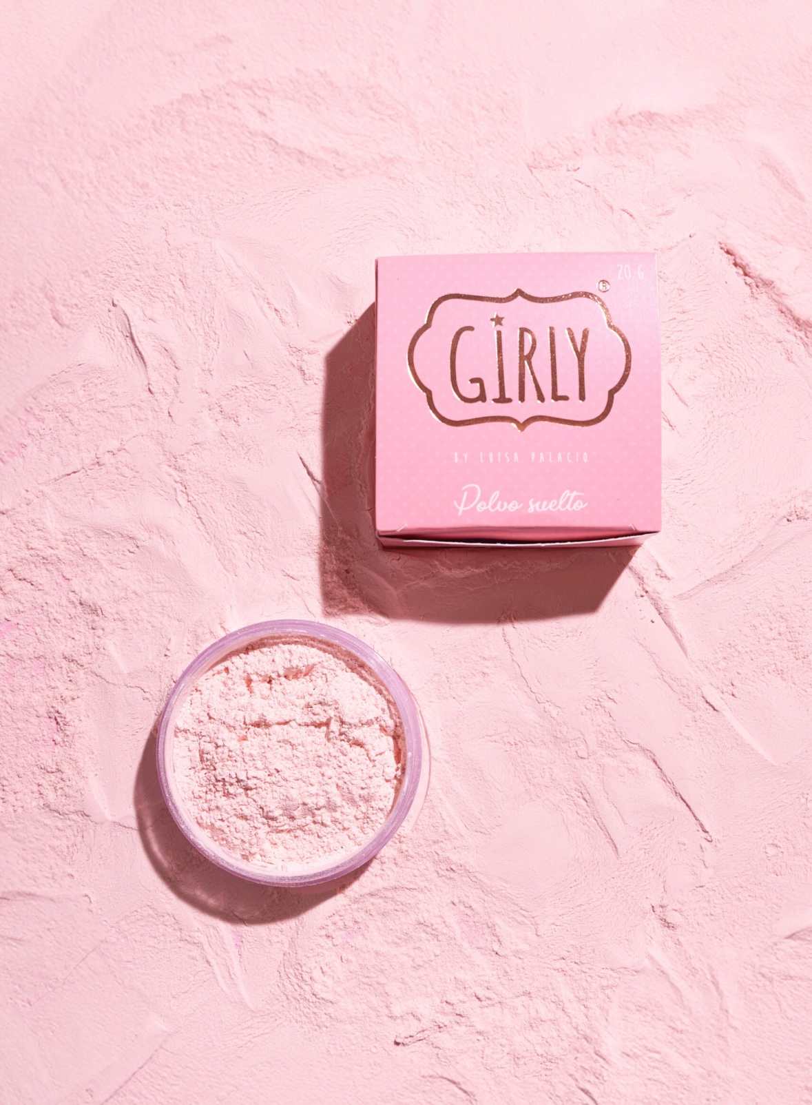 Polvo suelto grande Girly