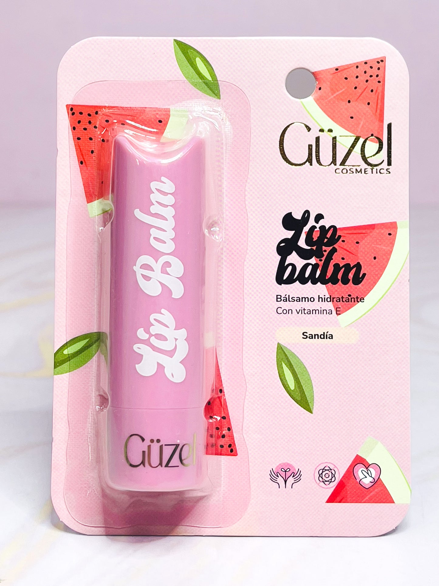 Bálsamo hidratante de labios Guzel