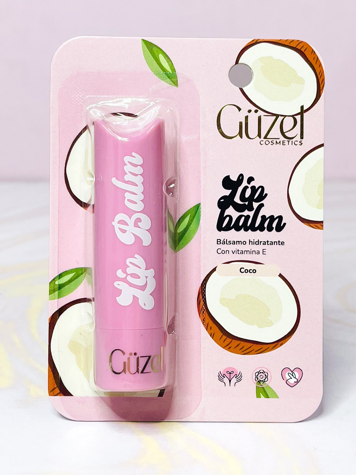 Bálsamo hidratante de labios Guzel