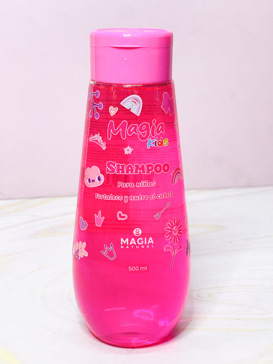 Shampoo para niñas ROSADO Magia Natural