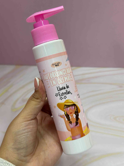Autobronceador en crema lluvia de estrellas